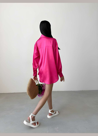 Жіночий якісний літній ніжний зелений костюм у піжамному стилі сорочка короткі шорти і топ No Brand (333143128)