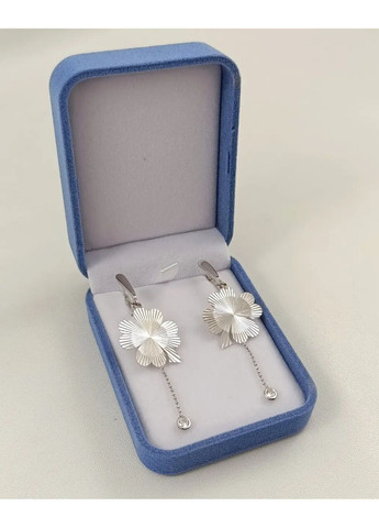 Золоті сережки-підвіски "Квіти" 200013-б Shatlen Сережки (370161678)