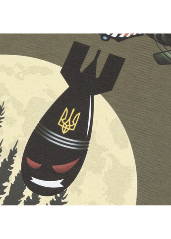 Футболка з малюнком Дрон Olive Drab P1G (316320079)