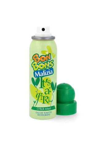 Дезодорант дитячий Bon Bons Cyber Kiwi Spray Бонбонс Сайбер Ківі 75 мл Malizia (369717687)