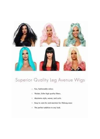 Парик Арлекино с хвостиками Harlequin черно-красный sexstyle Leg Avenue (391076894)