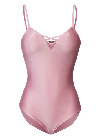 Рожевий демісезонний жіночий купальник суцільний Esmara