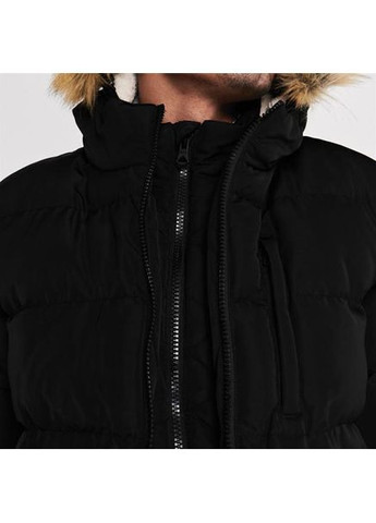 Черный Пуховик Soulcal