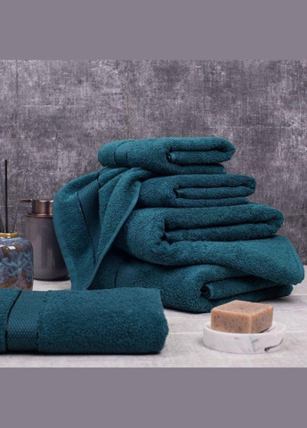 Aisha Home Textile полотенце махровое aisha - изумрудный 70*140 (400 г/м²) зеленый производство -