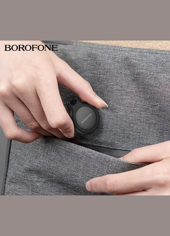 Трекер BC101 Airtag для Apple — пошук ключів, тварин, речей (чорний) Borofone (332201711)