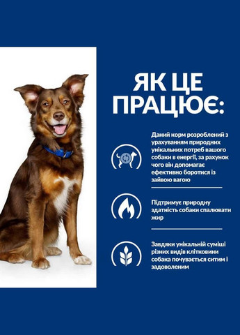 PRESCRIPTION DIET Metabolic Сухий корм для собак для контролю та зниження ваги, з куркою, 12 кг Hill's (345743244)