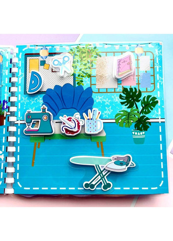 ЭЛЬЗА "Замок ледяной принцессы" книга на липучках No Brand (365762387)