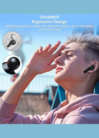 Bluetooth-гарнітура BH-T06 TWS bluetooth CHOETECH (332972896)
