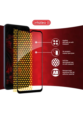 Защитное стекло для Samsung M14 Full Glue Black (1283126579912) Intaleo (323115131)