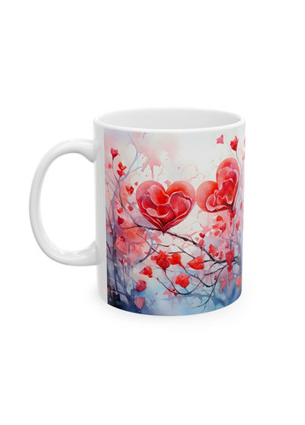 Керамическая чашка с дизайном "Палитра сердец" - 15 No Brand (368671697)