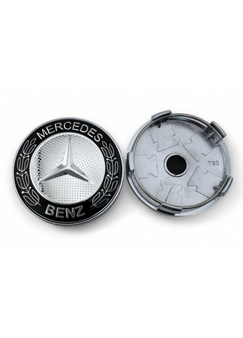 Ковпачки в диски Мерседес заглушка для дисків Mercedes 60/56 мм. Срібний (4 шт.) Mercedes-Benz (354698360)