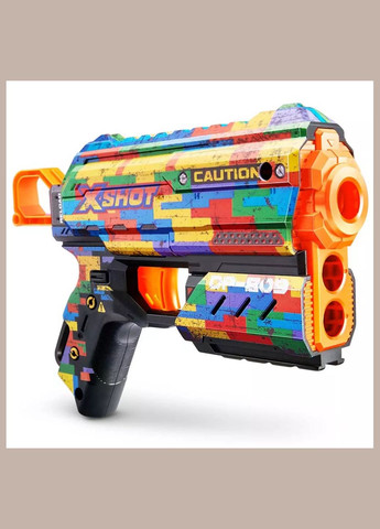 Бластер Skins Flux Striper 8 патронів (36516K) Zuru X-Shot (333251829)
