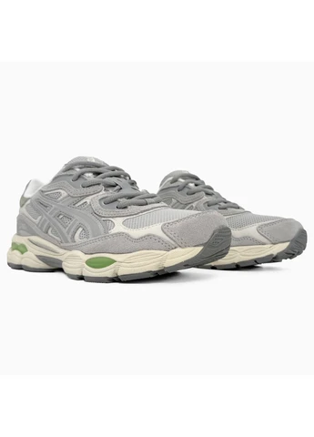 Серые летние кроссовки asics gel-nyc cloud grey асикс гель нюк No Brand