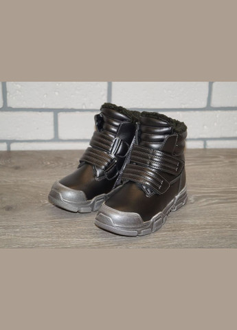 Зимові черевики для дівчинки графітові BBT (291876866)