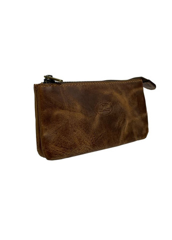 Ключница на молнии кожаная коричневая Arno 3350 whisky Tony Perotti (303830997)