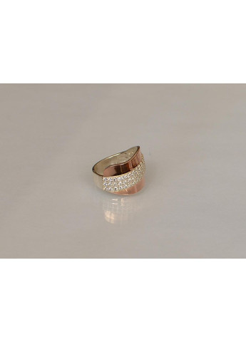 Срібна каблучка з золотими накладками Silver Style (367268396)