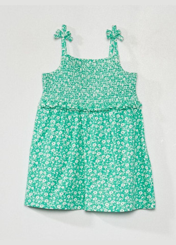 Зелёное платье лето,зеленый в цветы, Kiabi (292301514)