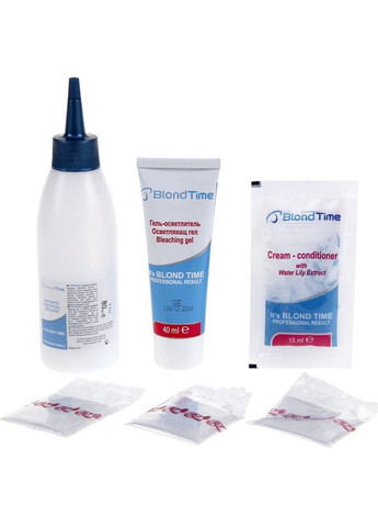 Краска осветитель для волос до 4 тонов Серебряный эффект №2 Silver Effekt Hair Bleaching Product 135ml (243485-82811) Blond Time (368666093)