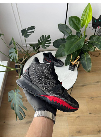 Черные демисезонные кроссовки мужские nike kyrie 7 bred | найк кайри 7 брэд черные No Brand
