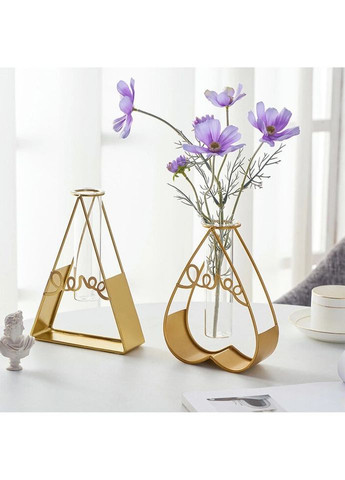 Ваза для цветов Треугольник 9528 20х15,5 см No Brand (335972445)