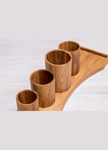 Настільний органайзер «Titanic» із деревини дуба Підставка для канцелярії EcoWalnut (295673208)