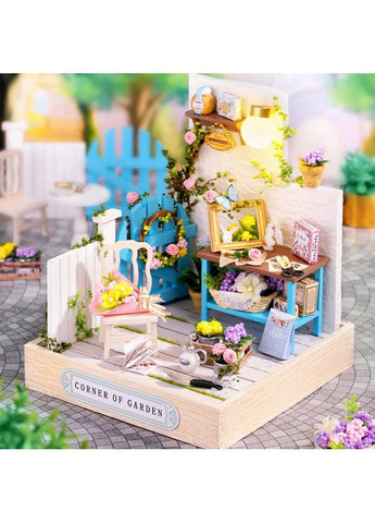 Румбокс Конструктор 3D Садовый Уголок DIY Corner of Garden QT-033 No Brand (362452873)
