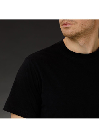 Футболка однотонная без рисунков. Черная.( ) (00000002335) SPECPROM (360891711)