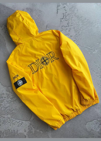 Жовта демісезонна вітровка No Brand