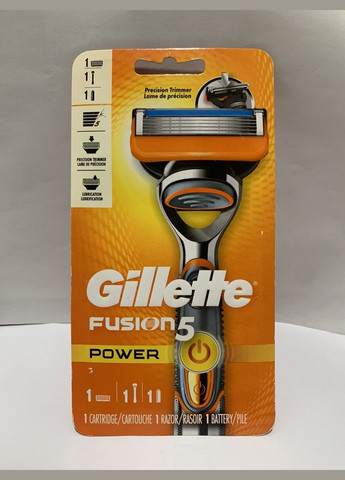 Бритва Fusion 5 Power (1 станок 1 картридж 1 батарейка) Gillette (278773575)