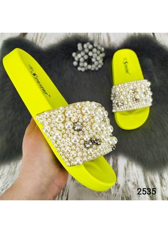 Желтые шлепанцы женские Fashion