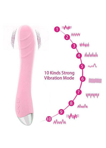 Вибратор Silver Fox для стимуляции точки G USB - Розовый – Вибраторы No Brand (370611953)