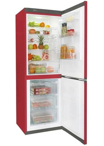 Холодильник с нижн. мороз., 185x60х65, холод.отд.214л, мороз.отд.-88л, 2дв., A++, ST, красный SNAIGE
