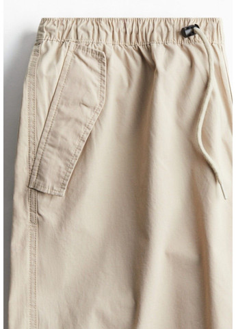 Бежевые повседневный летние брюки H&M