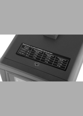 ДБЖ тривалої дії RESERVE-500, (інвертор, чиста синусоїда) 500VA Real-El (333824472)