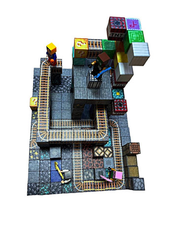 Магнітний конструктор Майнкрафт для дітей, 224 магнітні блоки Minecraft Unbranded (341288508)