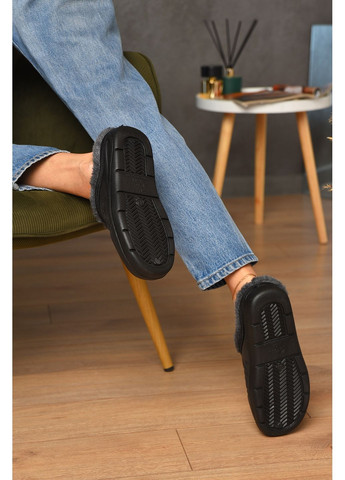 Калоші жіночі без задника утеплені чорного кольору Let's Shop (352690182)