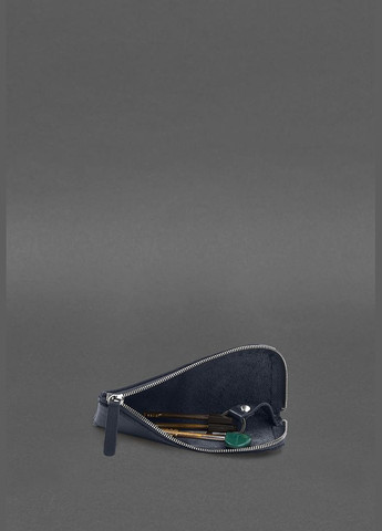 Шкіряна кишенькова ключниця 5.0 Темно-синя (A-028624) BlankNote (330144465)