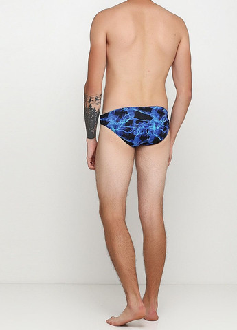 Мужские синие повседневные плавки черно-бирюзовый Sprider