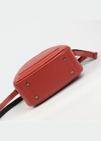Червона жіноча маленька сумочка з натуральної шкіри Serebro (285895824)