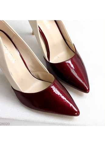 No Brand Туфлі Tarsi бордовий з штучна шкіра, — демісезон (370843776)