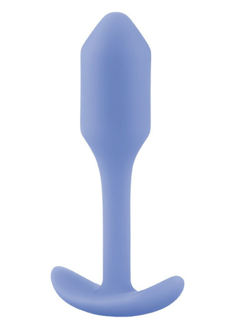 Анальная пробка со смещенным центром тяжести, S, Snug Plug 1 фиолетовая, 8.6 х 2.2 см B-Vibe (292012163)