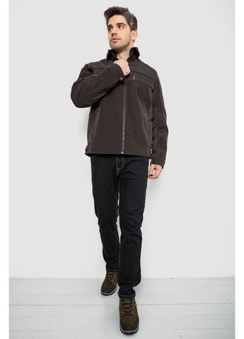 Темно-коричневая демисезонная куртка мужская демисезонная Ager 244R1128