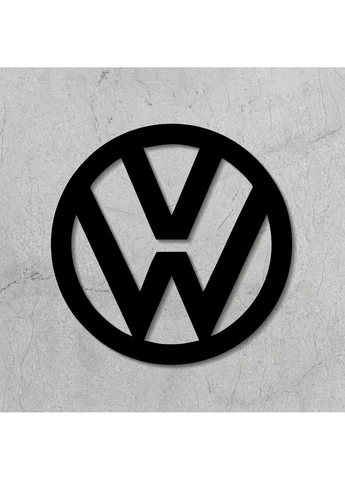 Логотип автомобільної компанії Volkswagen декоративний з дерева 7Arts (316662326)