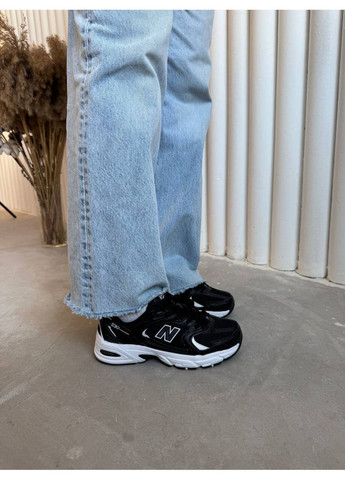 Чорно-білі всесезонні кросівки 530 black white 40 New Balance