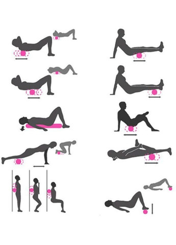 Валик для йоги 30х9 см Grid Roller No Brand (299958942)