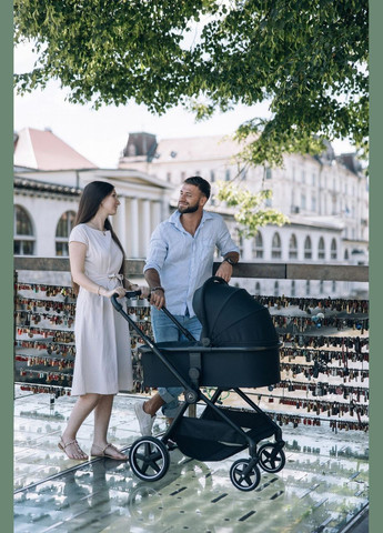 Коляска 3 в 1 Zack, цвет черный (80685) FreeOn (363044298)