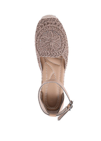 Бежевые женские эспадрильи 1155/y-903/04-138330 бежевый ткань Attizzare (330179687)