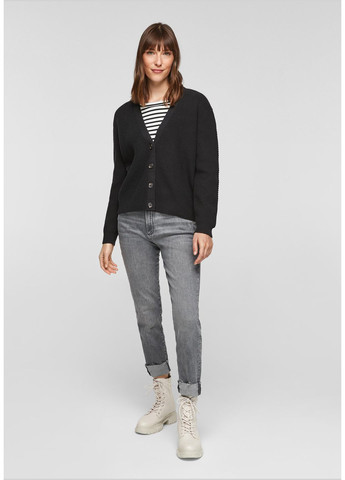 Черный демисезонный кардиган S.Oliver