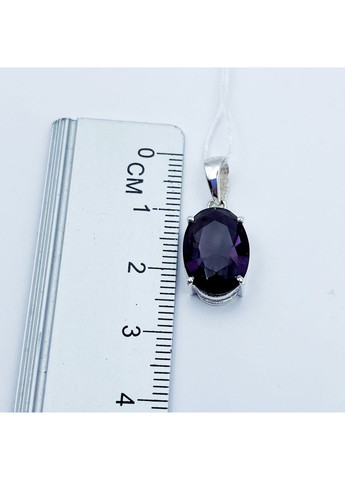 Срібний кулон з аметистом 1,9 г No Brand (369737317)