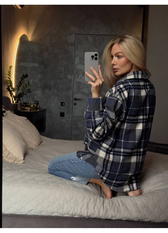 Сорочка трендова клітинка з кашеміру Vakko (365957877)